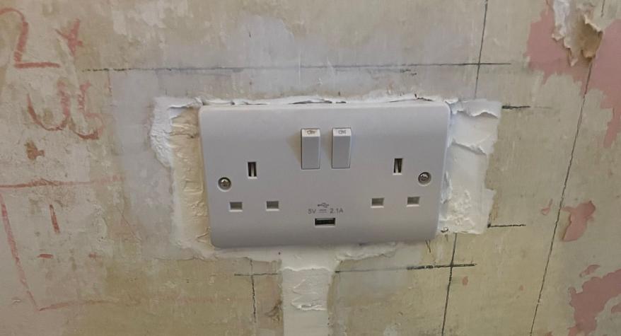 Newbuild Sockets Fitted By Two Moors Electrical, Devon