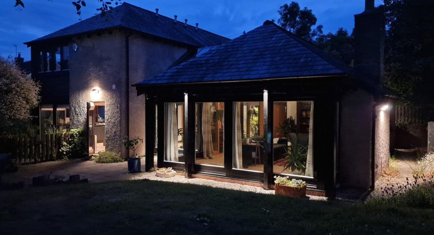 Outdoor Lighting Installed by Two Moors Electrical, Tiverton