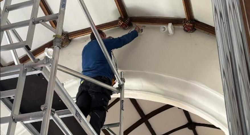 EICR Inspection in Mid Devon – Safe High-Level Electrical Access in Historic Buildings